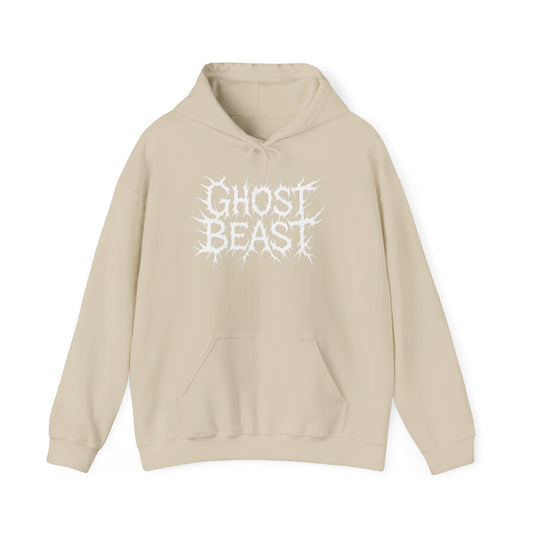 Ghost Beast Hoodie, Gothic Metal lettering, Unisex Vol 2
