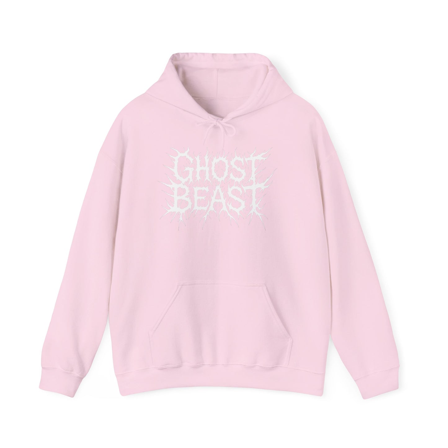 Ghost Beast Hoodie, Gothic Metal lettering, Unisex Vol 2