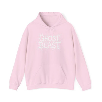 Ghost Beast Hoodie, Gothic Metal lettering, Unisex Vol 2