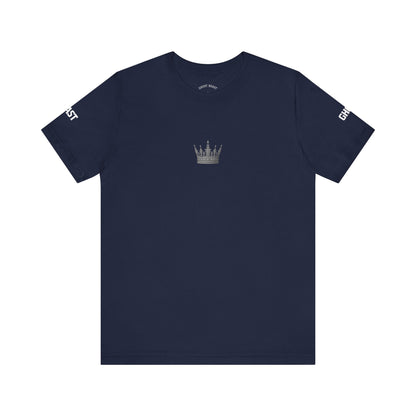 Street Wear Short Sleeve T-Shirt, White Crown, Ghost Beast