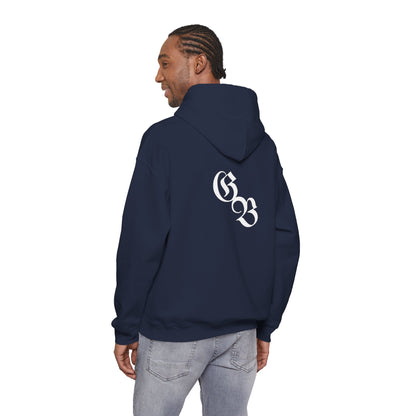 Unisex hoodie, white, alternative design GB, Ghost Beast™