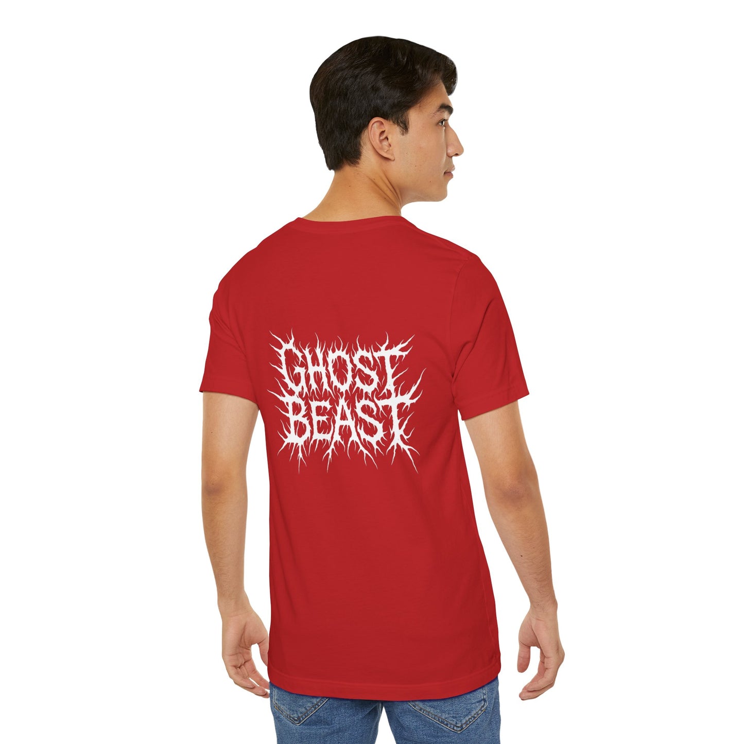 Ghost Beast, Gothic Metal lettering (White)