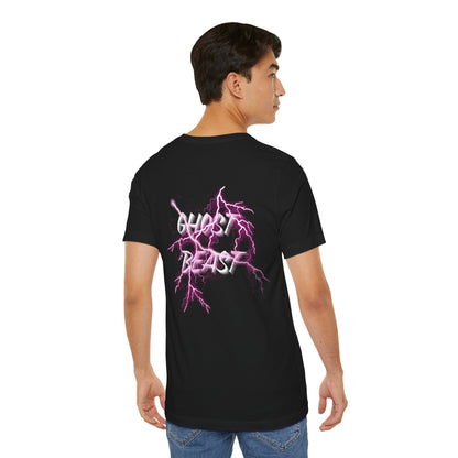 Ghost Beast™ Thunder Unisex T-Shirt (Black with pink)