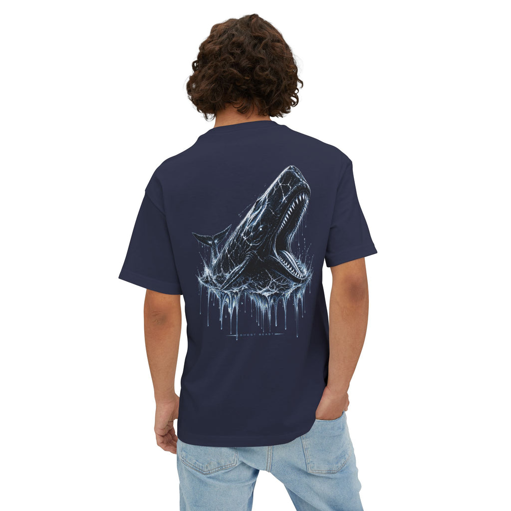 Sperm whale-beast unisex Oversized Boxy Tee
