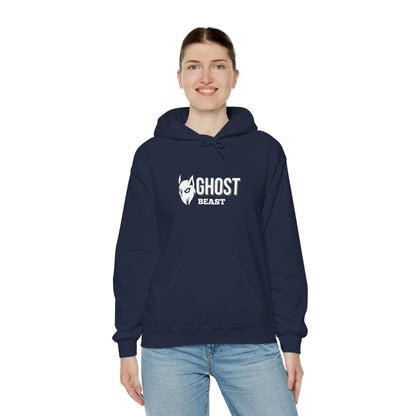 Unisex Hoodie, whit white, Ghost Beast™