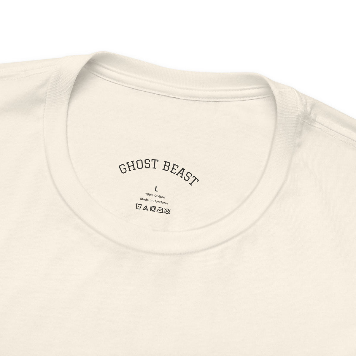USIEX T-SHIRT, LIGHT BEIGE, GHOST BEAST™
