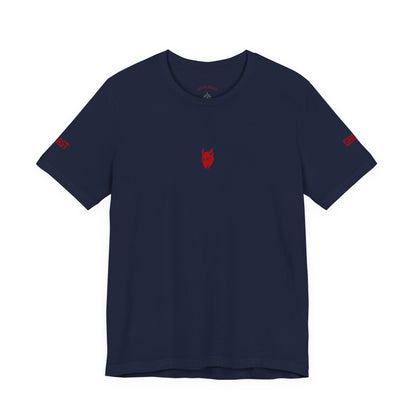 "Blood in the Water" graphic t-shirt with aggressive lettering, Ghost Beast