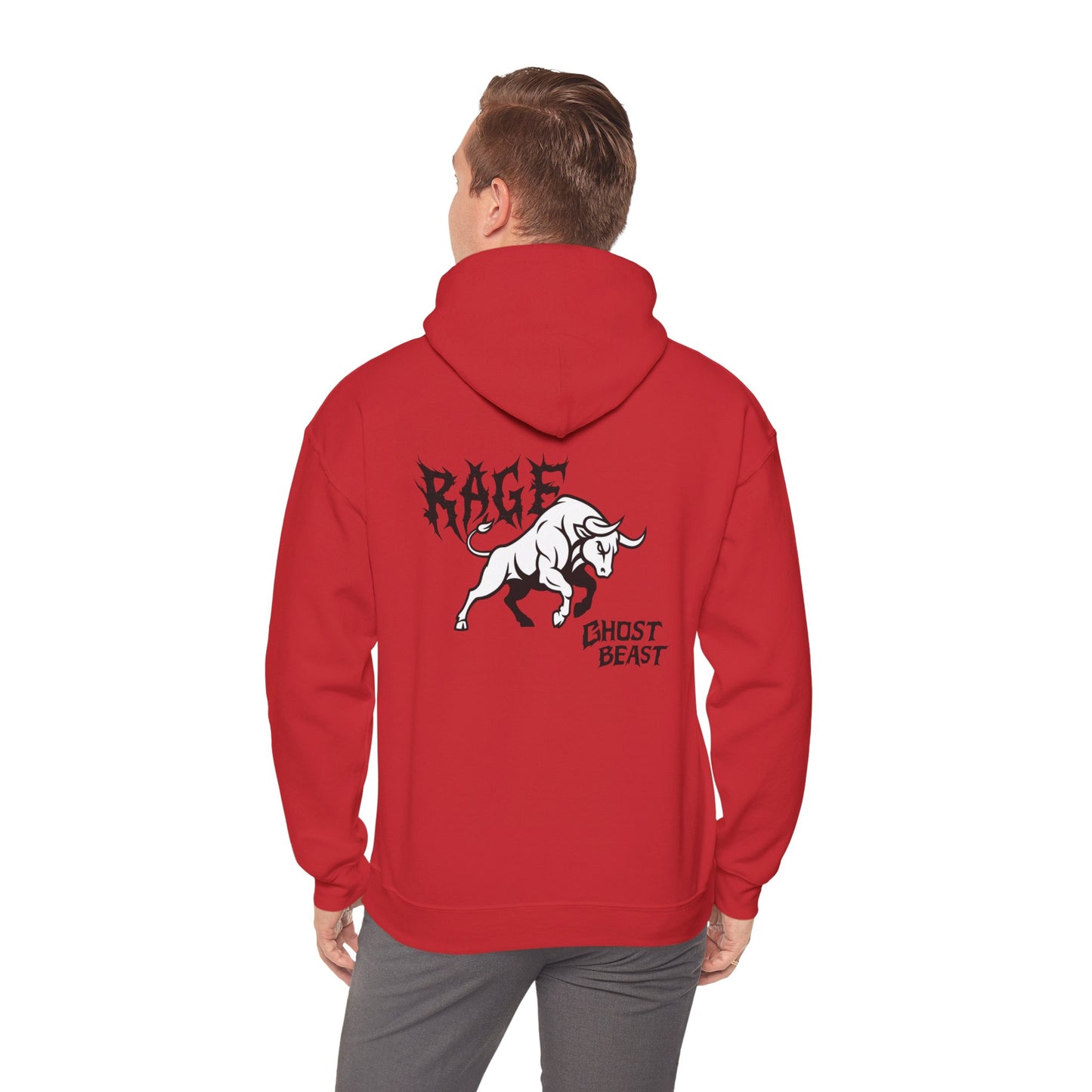 Ghost Beast 'RAGE' Hoodie, unisex