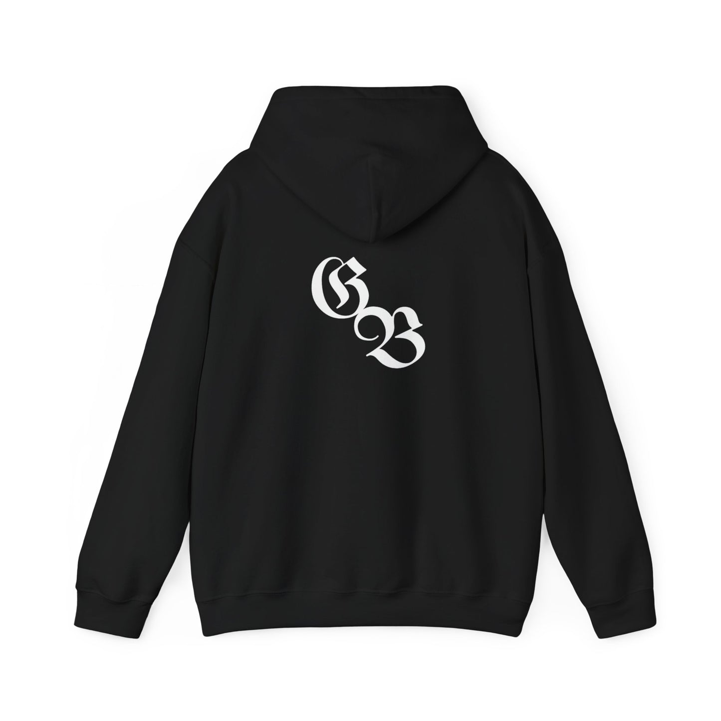 Unisex hoodie, white, alternative design GB, Ghost Beast™