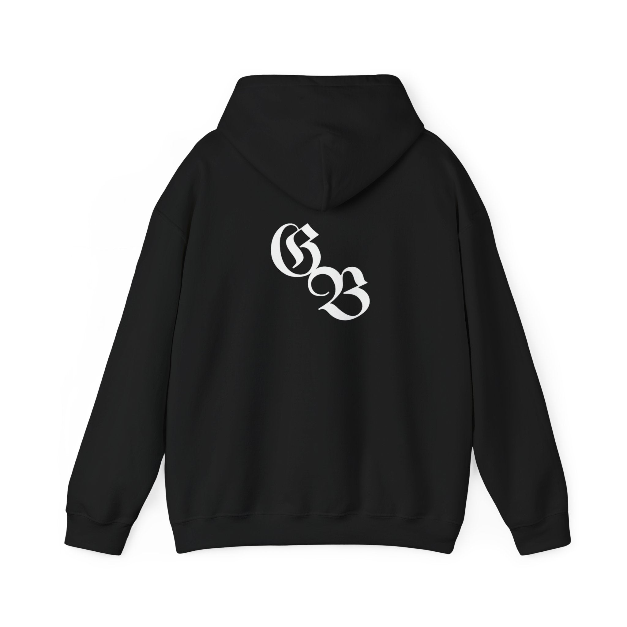 Unisex hoodie, white, alternative design GB, Ghost Beast™