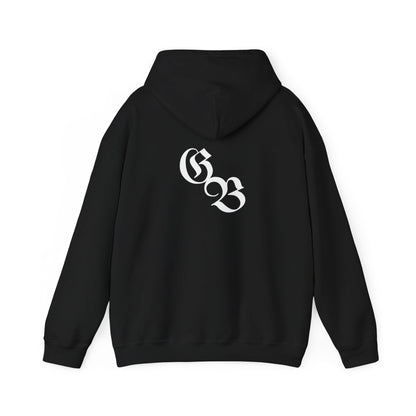 Unisex hoodie, white, alternative design GB, Ghost Beast™