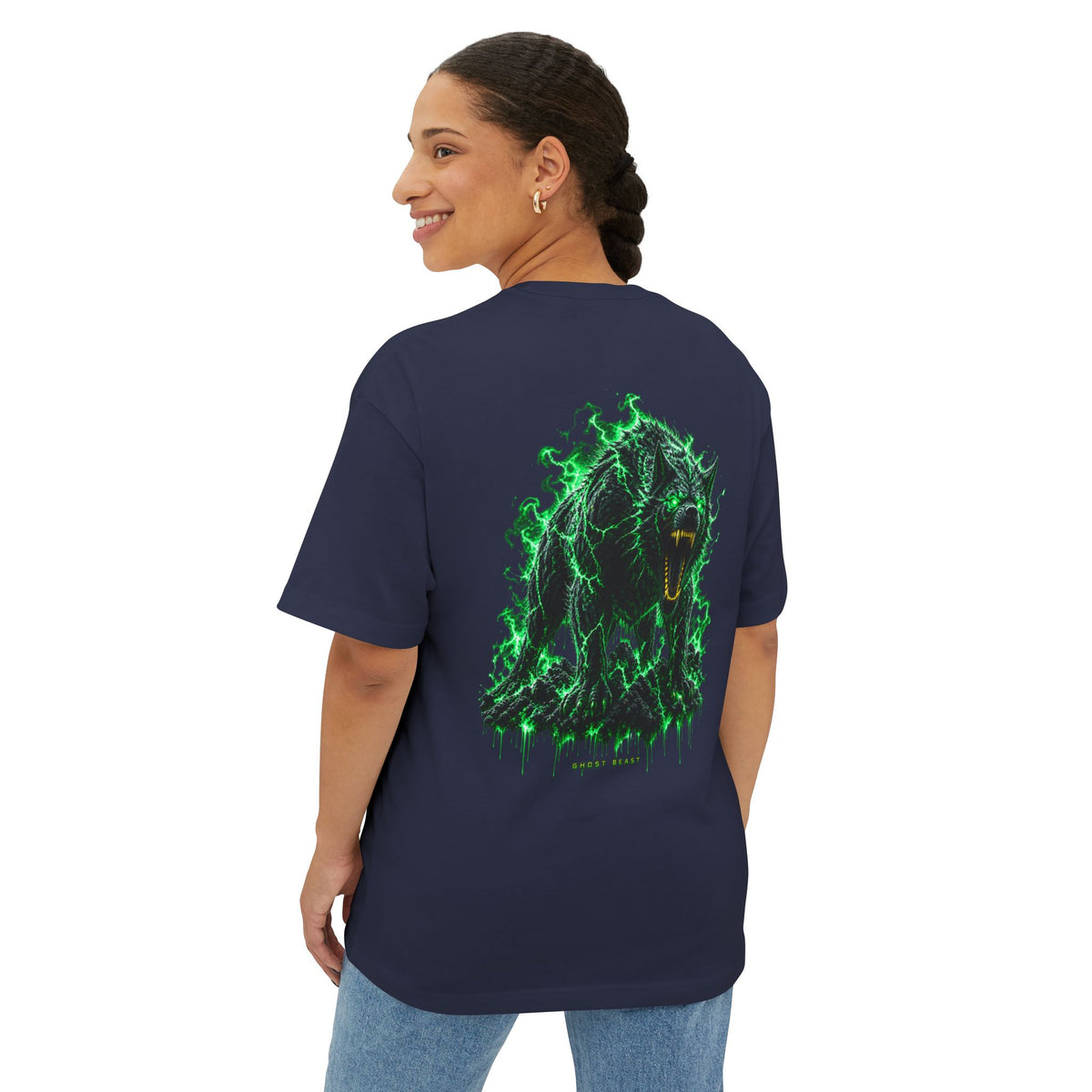 Wolve-beast unisex Oversized Boxy Tee