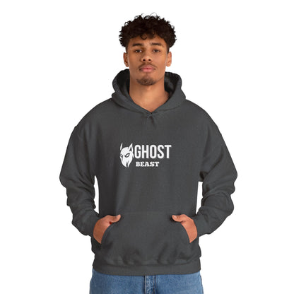 Unisex Hoodie, whit white, Ghost Beast™