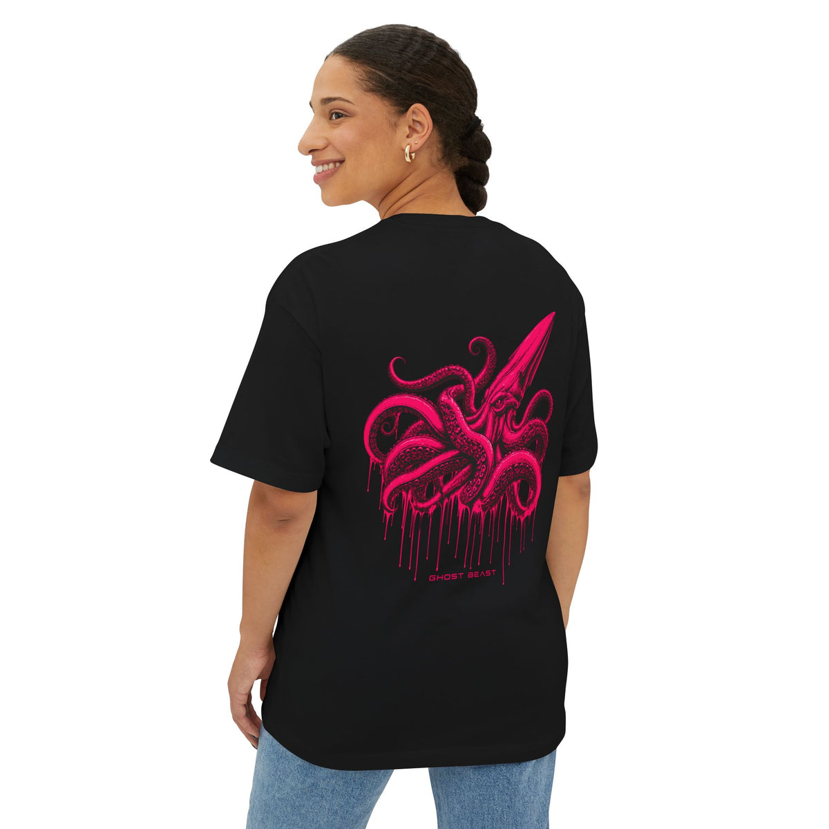 Squid-beast unisex Oversized Boxy Tee