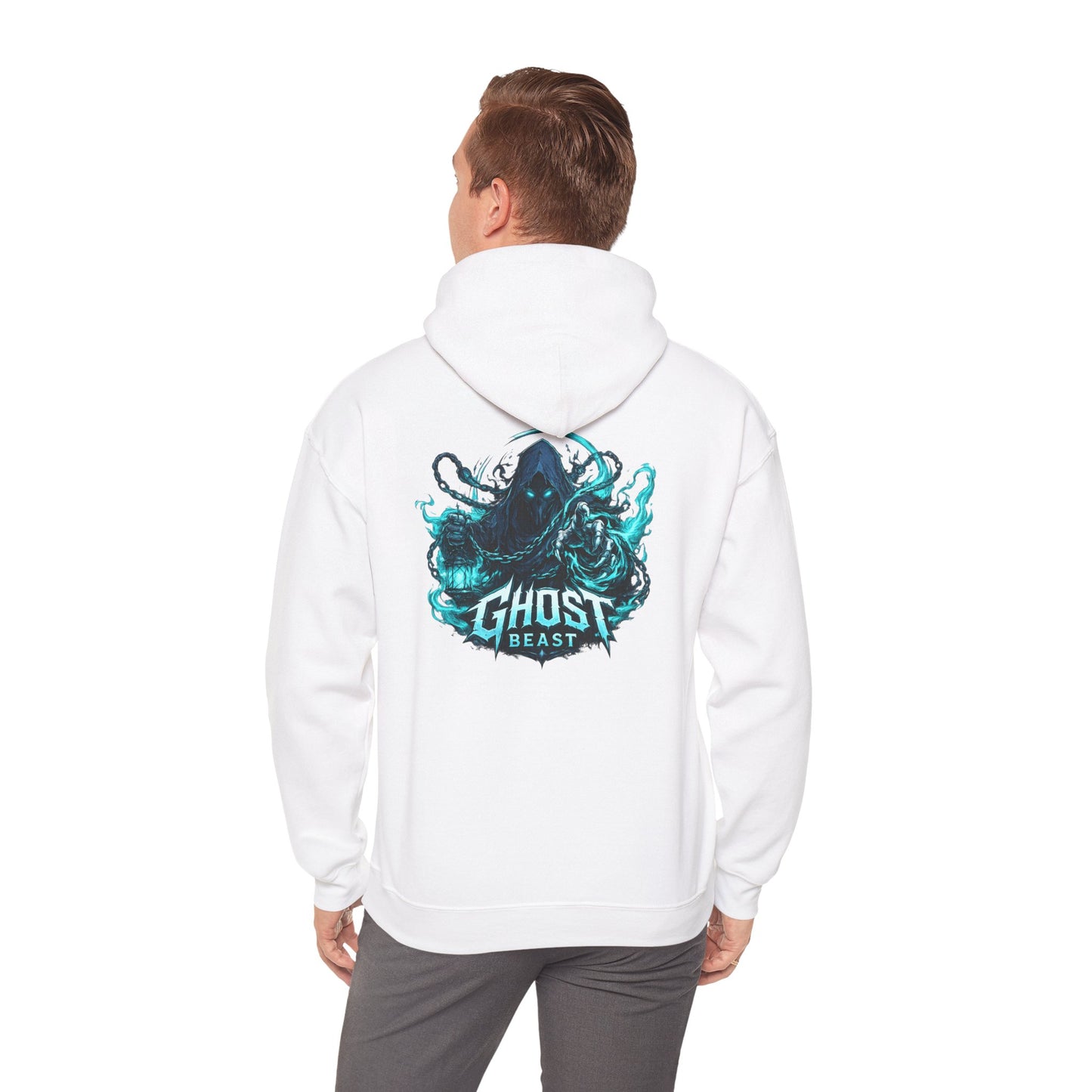 Ghost Beast Hoodie — Dark Fantasy Creature Graphic Pullover