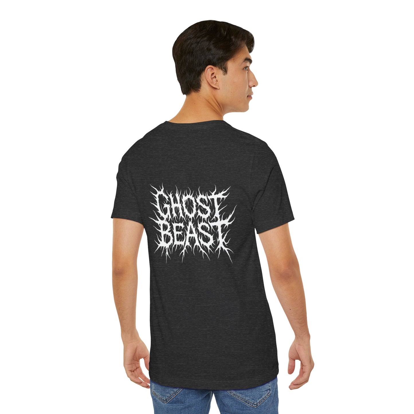 Ghost Beast, Gothic Metal lettering (White)