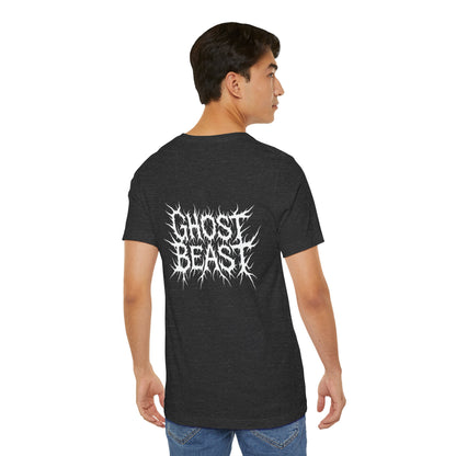 Ghost Beast, Gothic Metal lettering (White)