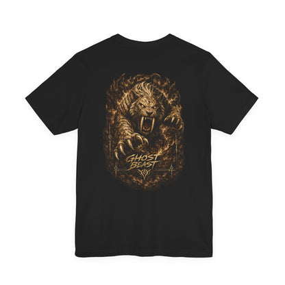 Ghost Beast Graphic Tee – Roaring Tiger Back Print