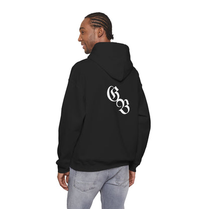 Unisex hoodie, white, alternative design GB, Ghost Beast™