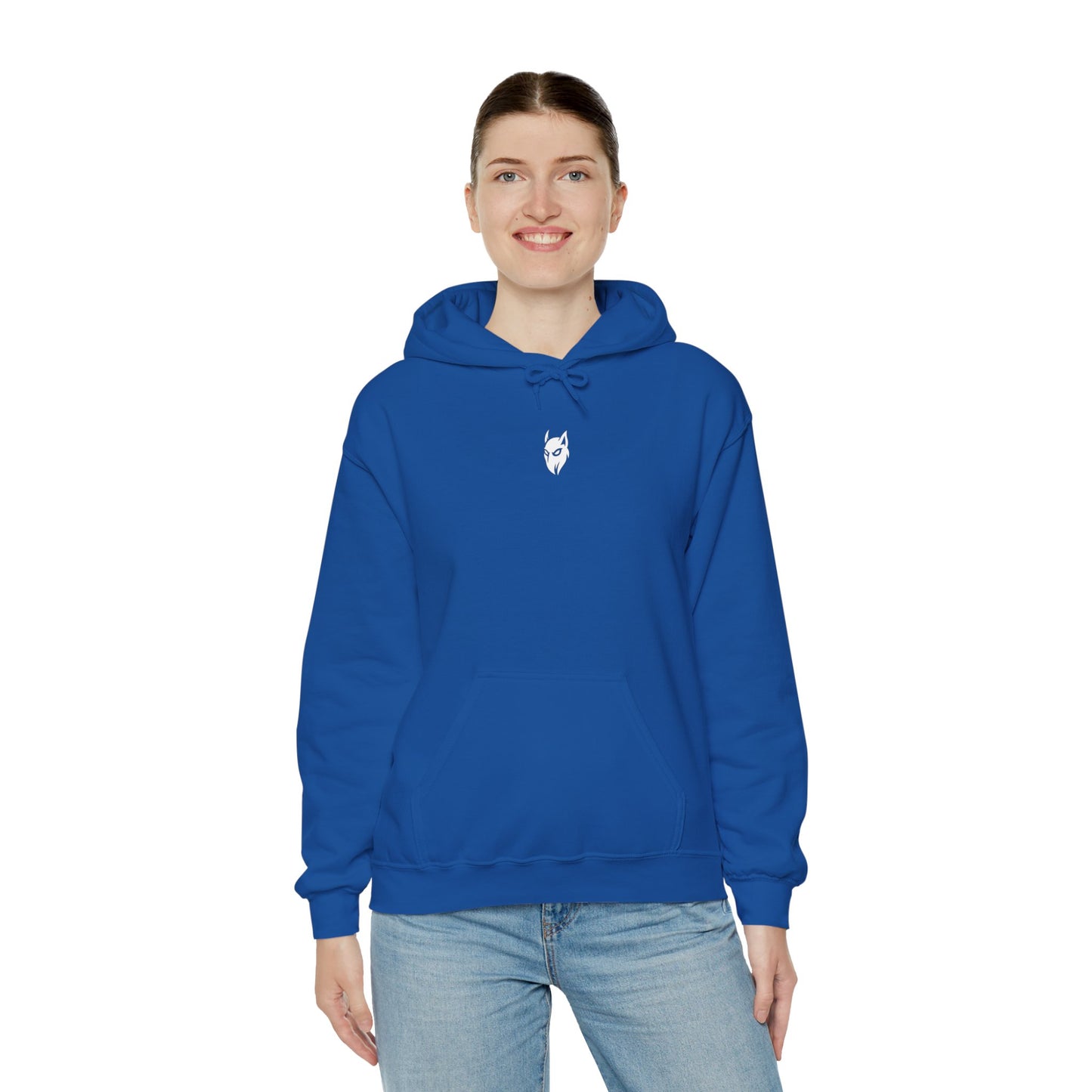 Unisex hoodie, white, alternative design GB, Ghost Beast™