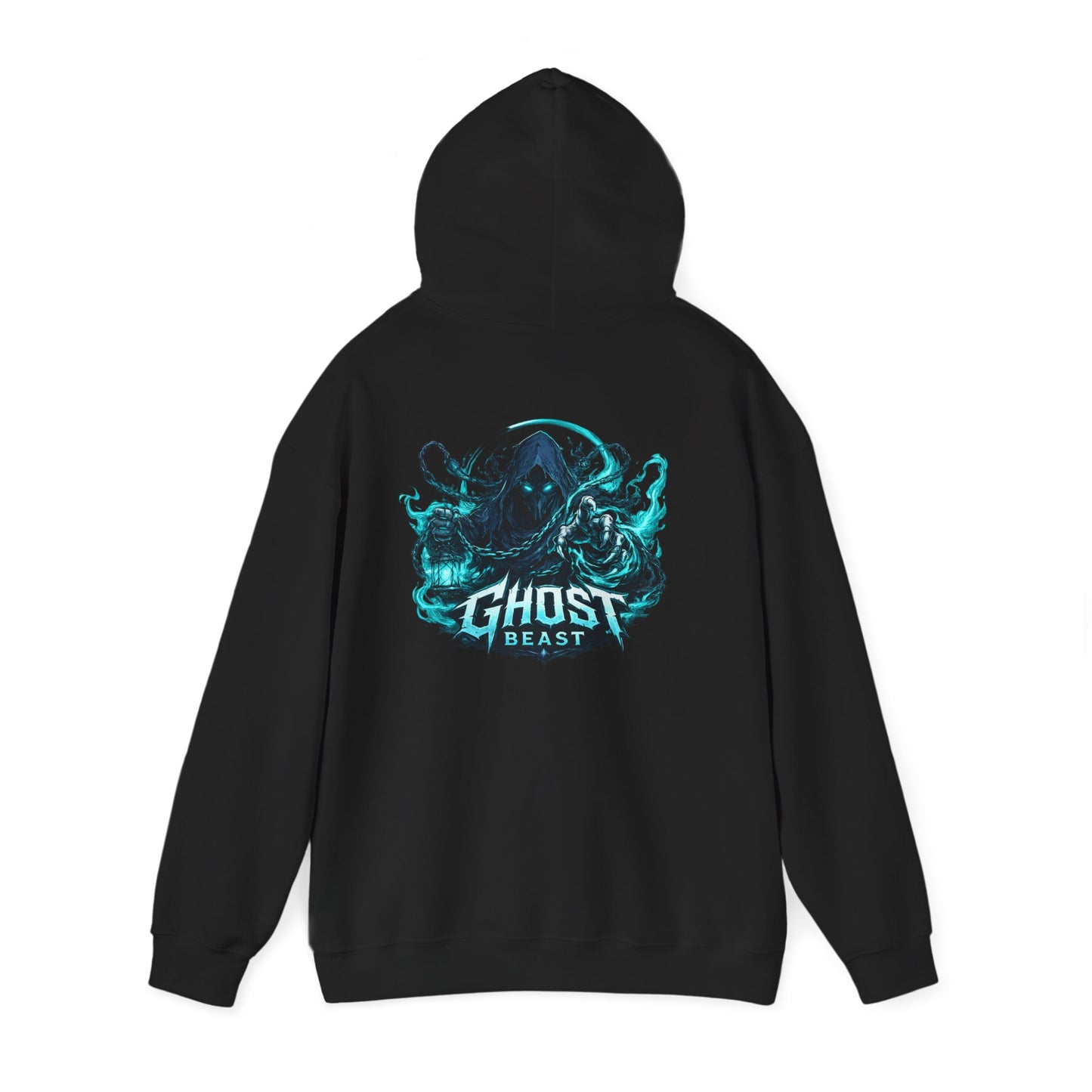 Ghost Beast Hoodie — Dark Fantasy Creature Graphic Pullover
