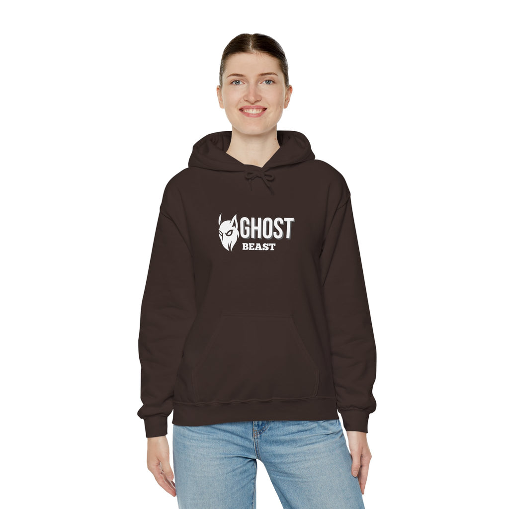 Unisex Hoodie, whit white, Ghost Beast™