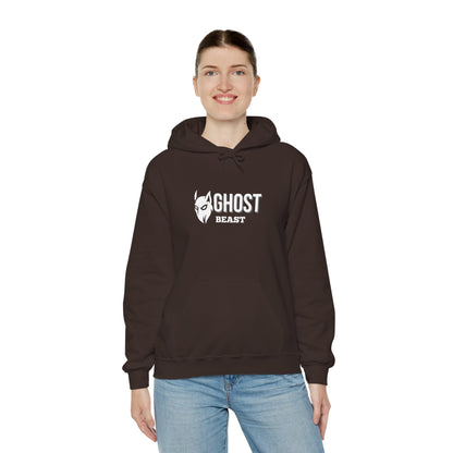 Unisex Hoodie, whit white, Ghost Beast™