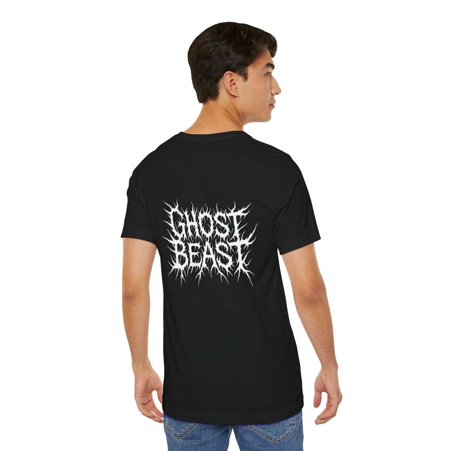 Ghost Beast, Gothic Metal lettering (White)