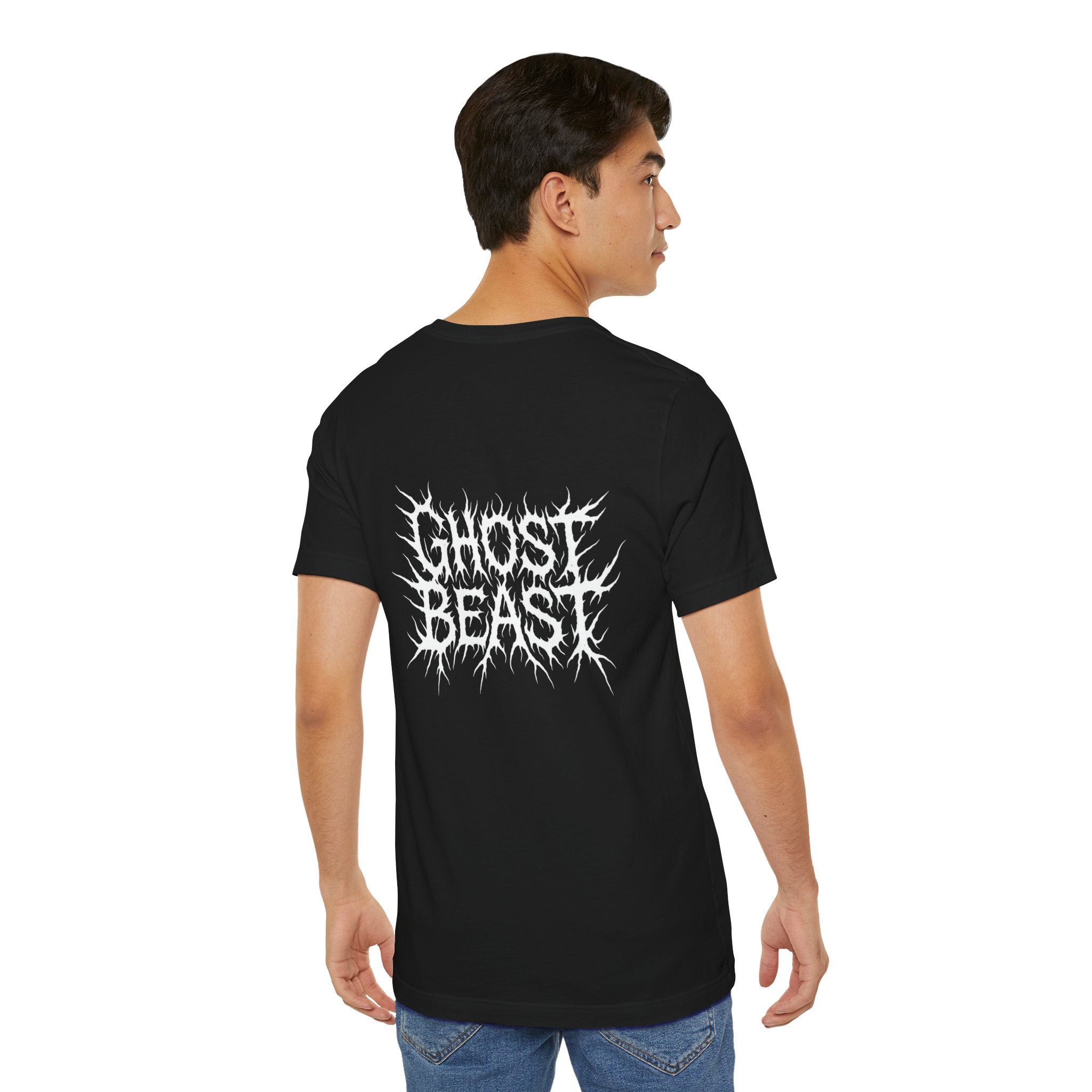 Ghost Beast, Gothic Metal lettering (White)