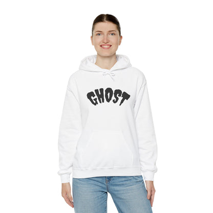 Unisex Hoodie, Premiun, White, Ghost Beast
