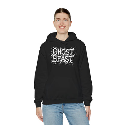 Ghost Beast Hoodie, Gothic Metal lettering, Unisex Vol 2