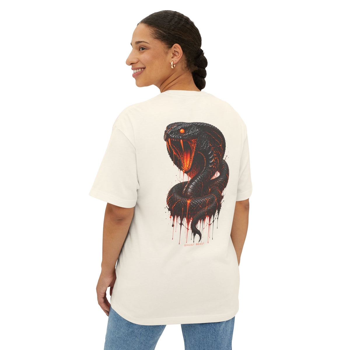 Cobra-beast unisex Oversized Boxy Tee