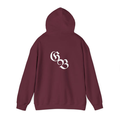 Unisex hoodie, white, alternative design GB, Ghost Beast™