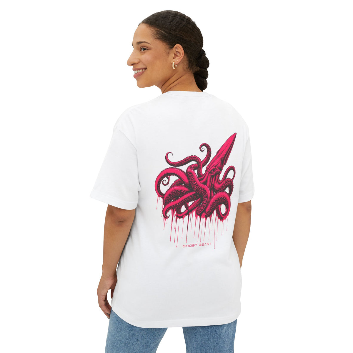 Squid-beast unisex Oversized Boxy Tee