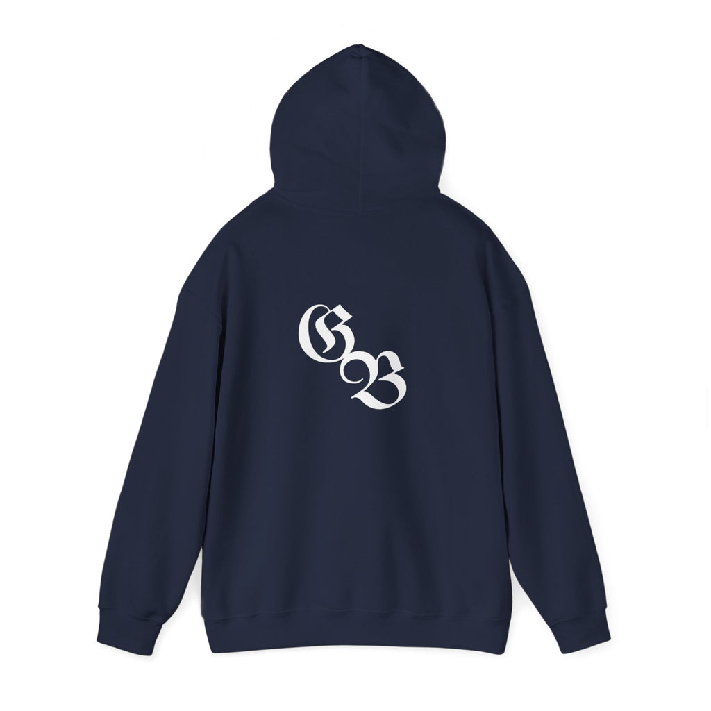 Unisex hoodie, white, alternative design GB, Ghost Beast™