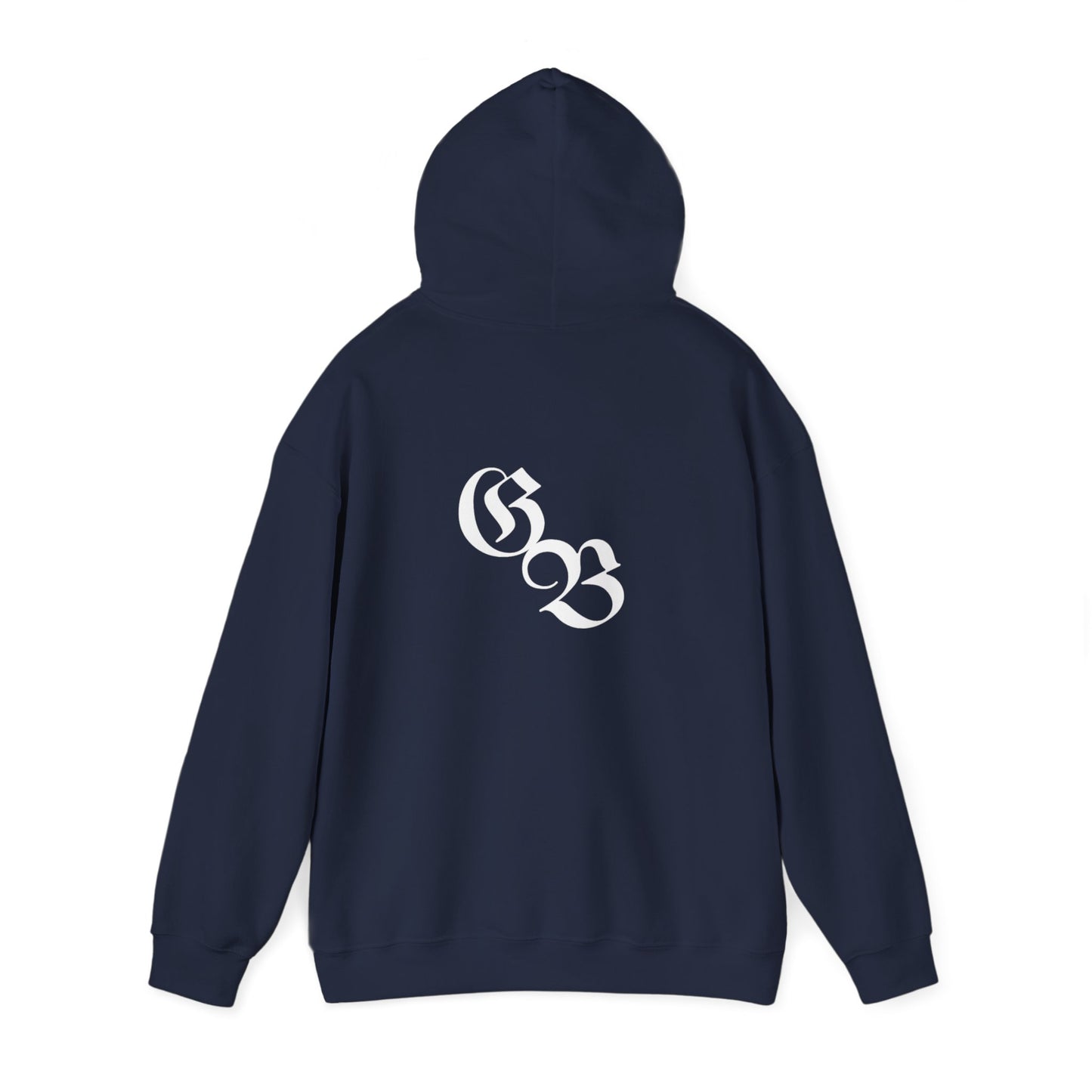 Unisex hoodie, white, alternative design GB, Ghost Beast™