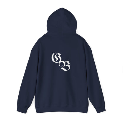 Unisex hoodie, white, alternative design GB, Ghost Beast™
