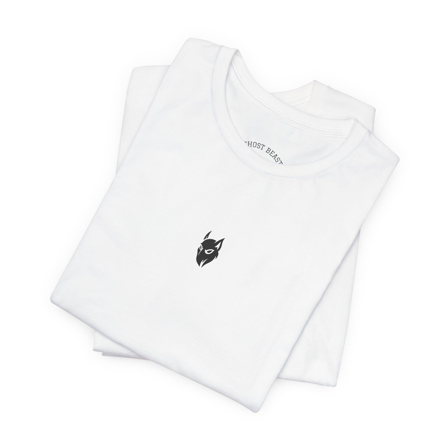 "Ghost Beast Legend" graphic t-shirt with animated lettering