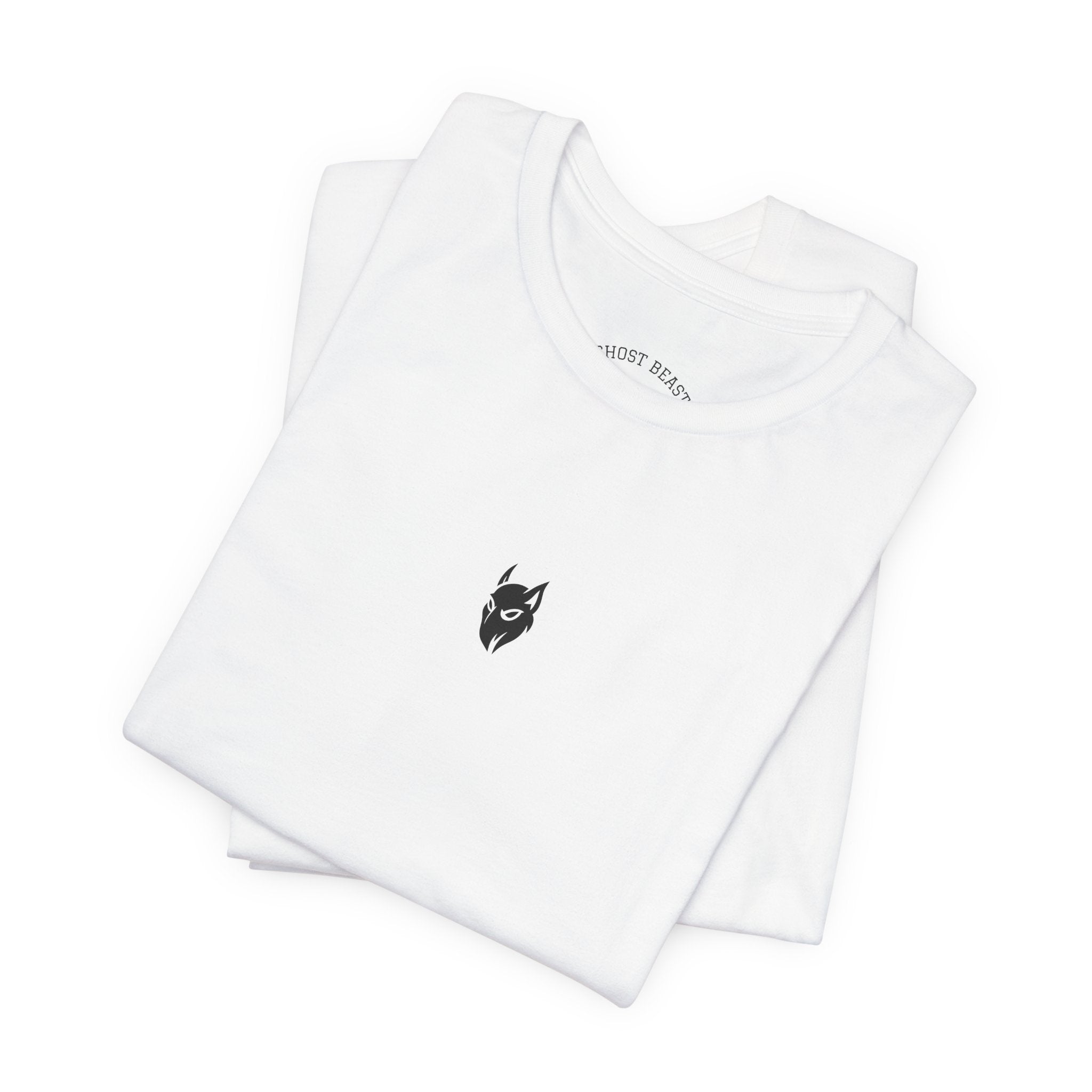 "Ghost Beast Legend" graphic t-shirt with animated lettering