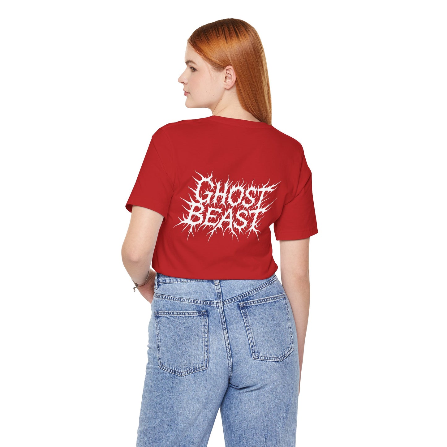 Ghost Beast, Gothic Metal lettering (White)