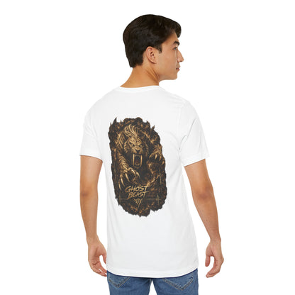 Ghost Beast Graphic Tee – Roaring Tiger Back Print