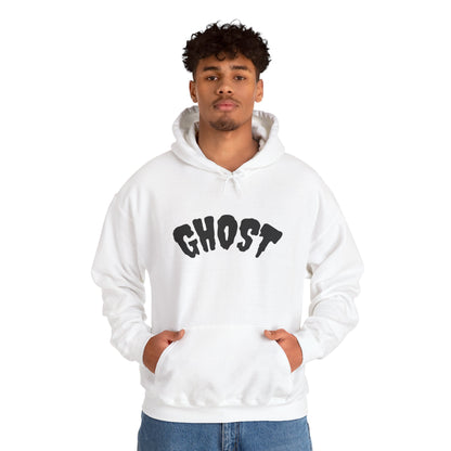 Unisex Hoodie, Premiun, White, Ghost Beast