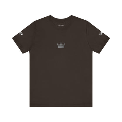 Street Wear Short Sleeve T-Shirt, White Crown, Ghost Beast