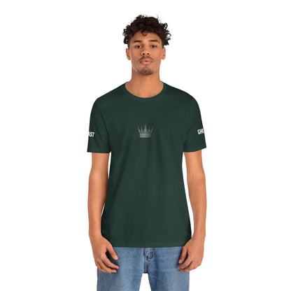 Street Wear Short Sleeve T-Shirt, White Crown, Ghost Beast