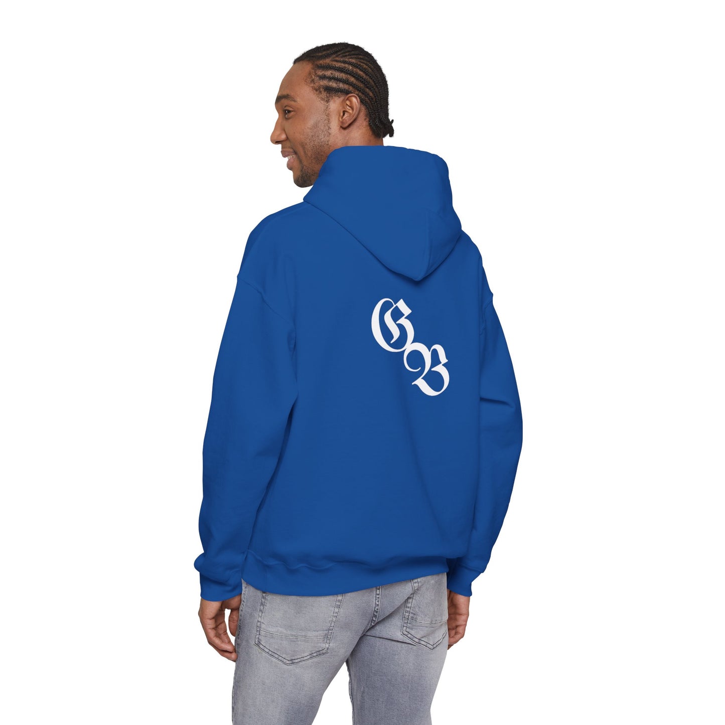 Unisex hoodie, white, alternative design GB, Ghost Beast™