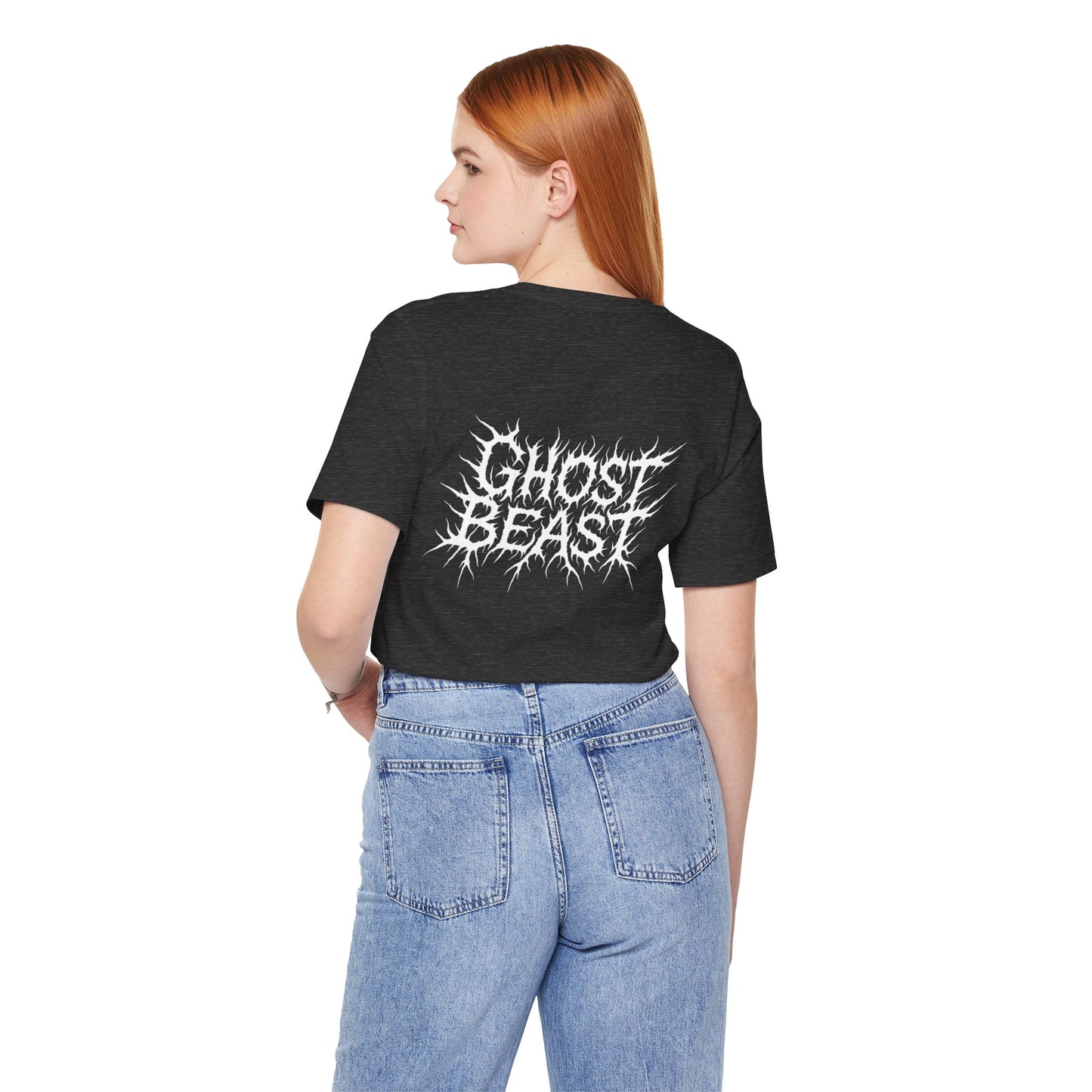 Ghost Beast, Gothic Metal lettering (White)
