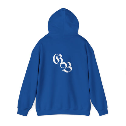 Unisex hoodie, white, alternative design GB, Ghost Beast™