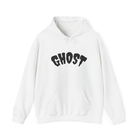 Unisex Hoodie, Premiun, White, Ghost Beast