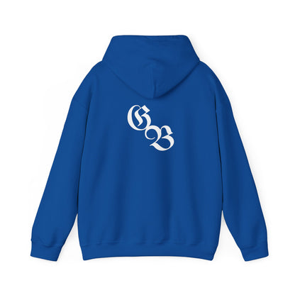 Unisex hoodie, white, alternative design GB, Ghost Beast™