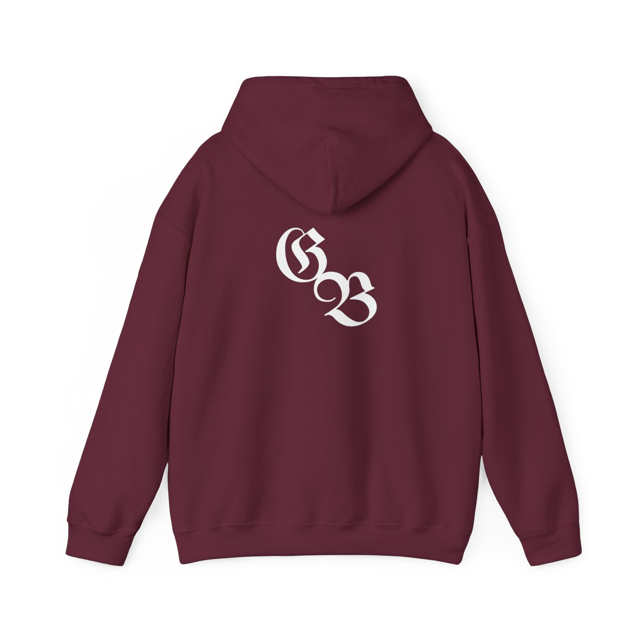 Unisex hoodie, white, alternative design GB, Ghost Beast™